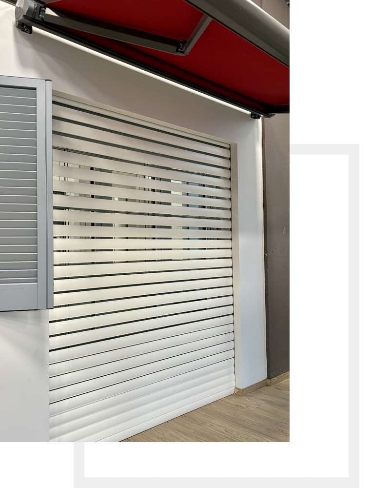 Tapparelle a profili distanziati