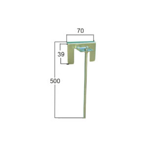 Chiusura ad asta per teli in pvc | Cibofer