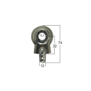 Cuscinetto standard maschio mm. 12,5