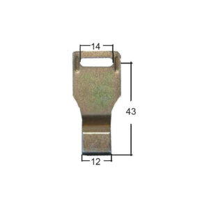 Gancio fisso per legno Cibofer