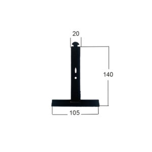 Molla attacco rullo per stecche mm. 9 antigraffio | Cibofer