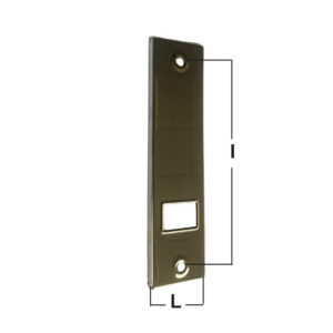 Placca acciaio inox per avvolgitori tipo “E” Cibofer