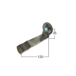 Supporto da murare con cuscinetto standard, zanca pesante