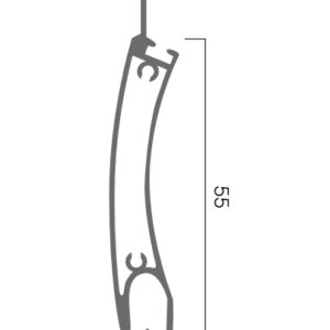 Tapparella in alluminio estruso 55