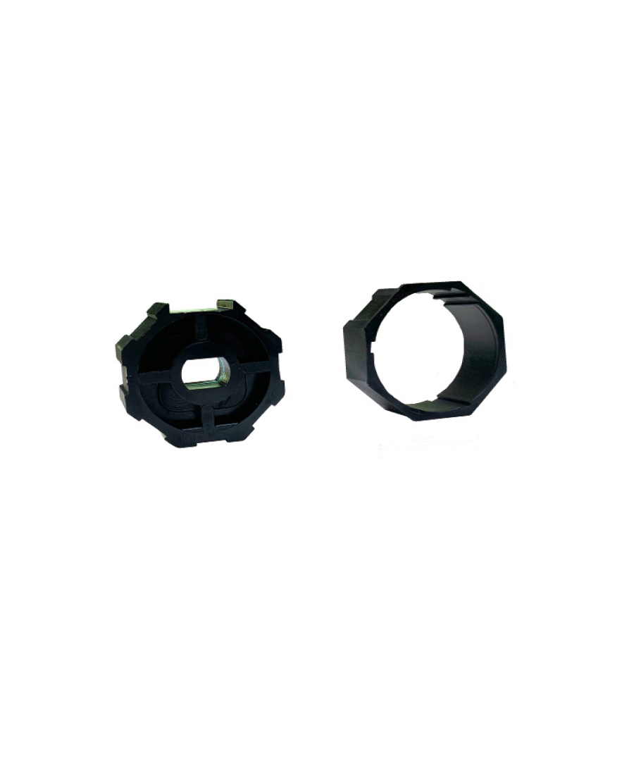 Adattatore per tubo ottagonale diam. mm. 50