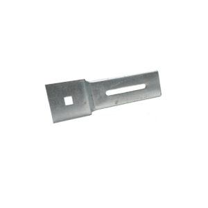Bandierina mm. 170x42 per supporto a telaio mm.40 , foro stella mm. 10