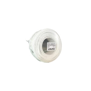 Cavo elettrico bianco a 3 poli mmq. 0,75