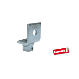 Supporto innesto femmina c/grano di blocco+ foro stella mm.10