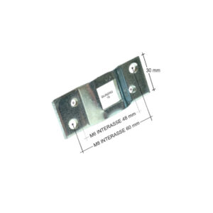 Supporto a ponte, interasse mm.48 foro quadro mm.16