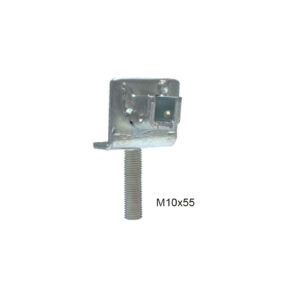 Supporto regolabile, gambo 10/ma con appoggio per quadro mm.10