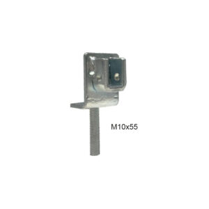 Supporto regolabile, gambo 10/ma con appoggio per quadro mm.16